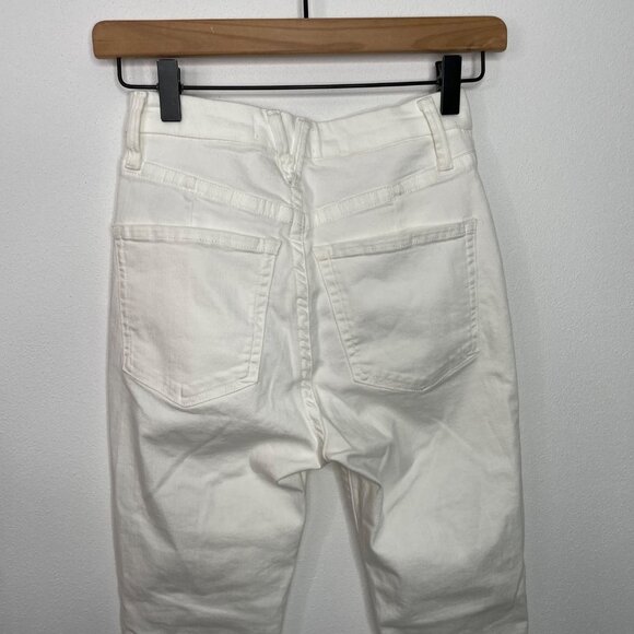 Free People White Skinny Jeans Size 27 Summer Coastal Boho Revolve NWT - Picture 5 of 8